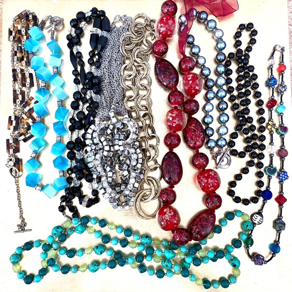 Vintage Collection of amazing value Set of TEN necklaces ( Lot #2 )